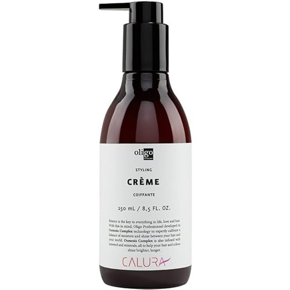 Oligo Professionnel - Calura Styling Creme - Moisturizing hair cream with frizz control - Great for blowouts - Hydrating formula for curly Beauty & Personal Care Oligo Professionnel