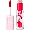 MAYBELLINE Lifter Gloss Lifter Plump, Plumping Lip Gloss with Chili Pepper and 5% Maxi-Lip, Red Flag, Sheer Red, 1 Count Beauty & Personal Care MAYBELLINE