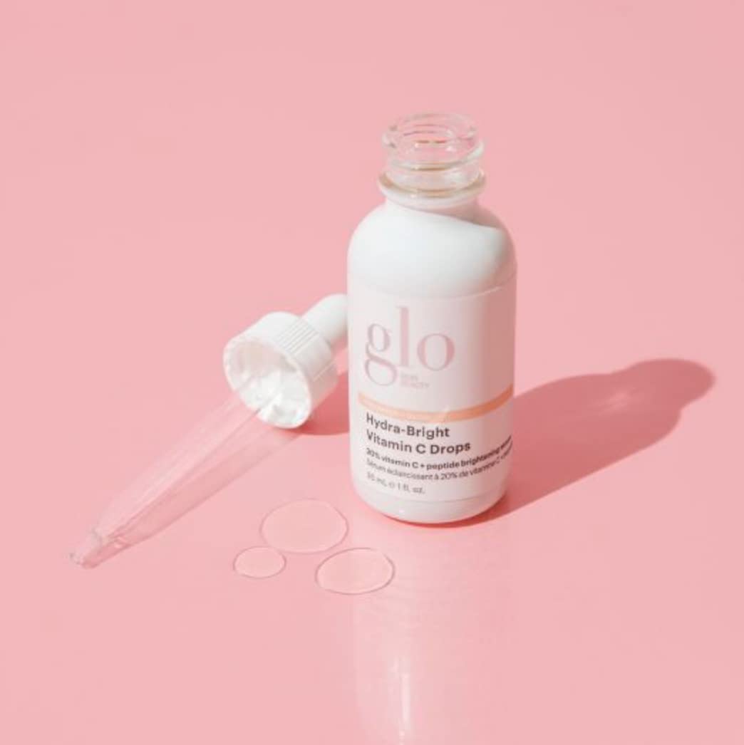 Glo Skin Beauty Hydra-Bright Vitamin C Drops - 20% Vitamin C + Peptide Brightening Serum - Formerly Daily Power C+ Serum Beauty & Personal Care Glo Skin Beauty