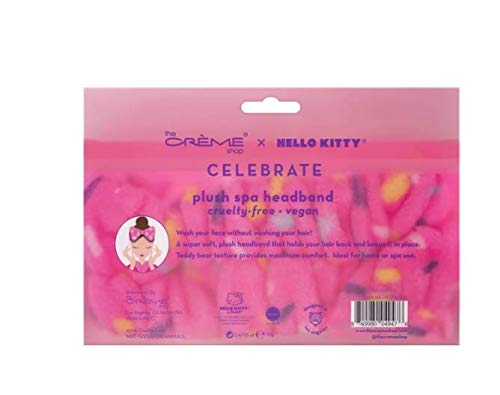 THE CRÈME SHOP X HELLO KITTY Celebrate Plush Spa Headband - Cruelty-Free, Vegan