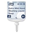 Premium Extra Mild Soap Refill Unscented 1 L 6/Carton Beauty & Personal Care Tork