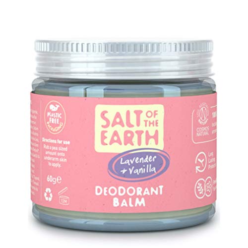 SALT OF THE EARTH Lavender & Vanilla Deodorant Balm, 60 GR Beauty and Personal Care Salt Of the Earth
