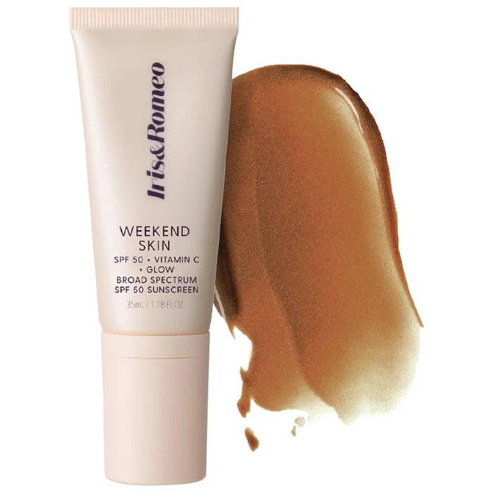 Iris&Romeo Weekend Skin SPF 50 Instant Glow Tinted Mineral Sunscreen - Bronze Glow, 1.8 Ounce (Pack of 1) Beauty & Personal Care IRIS&ROMEO