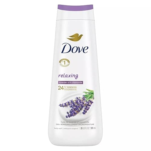 Dove Relaxing Body Wash, Lavender Oil & Chamomile, 23 fl oz (3) Beauty & Personal Care Dove