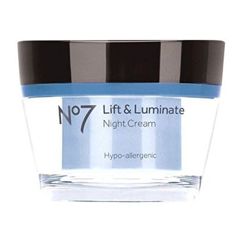 No 7 Lift and Luminate Night Cream 50ml Tub by No7 Beauty & Personal Care No.7