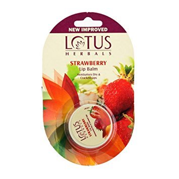 Lotus Herbals Lip Balm Strawberry, 5g Beauty and Personal Care Lotus Herbals