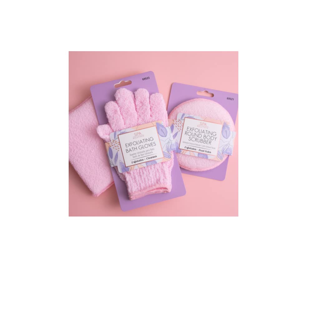 Cala Spa Solutions Exfoliating Bath Gloves Beauty and Personal Care Cala