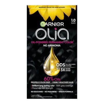Garnier Olia Ammonia Free Hair Color 1.0 - Black Beauty & Personal Care NUTRISSE