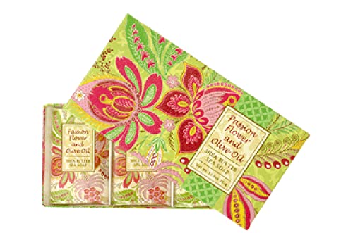 Greenwich Bay Trading Co. Shea Butter Spa Soap, 12.9 Ounce, Passion Flower and Olive Oil, 3 Pack Beauty & Personal Care Greenwich Bay Trading Company