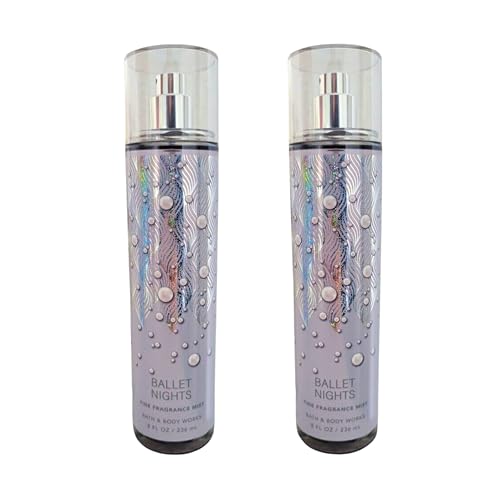 Bath & Body Works Fine Fragrance Mists, Set of 2, 8oz Each Bottle (Ballet Nights) Beauty & Personal Care Bath & Body Works
