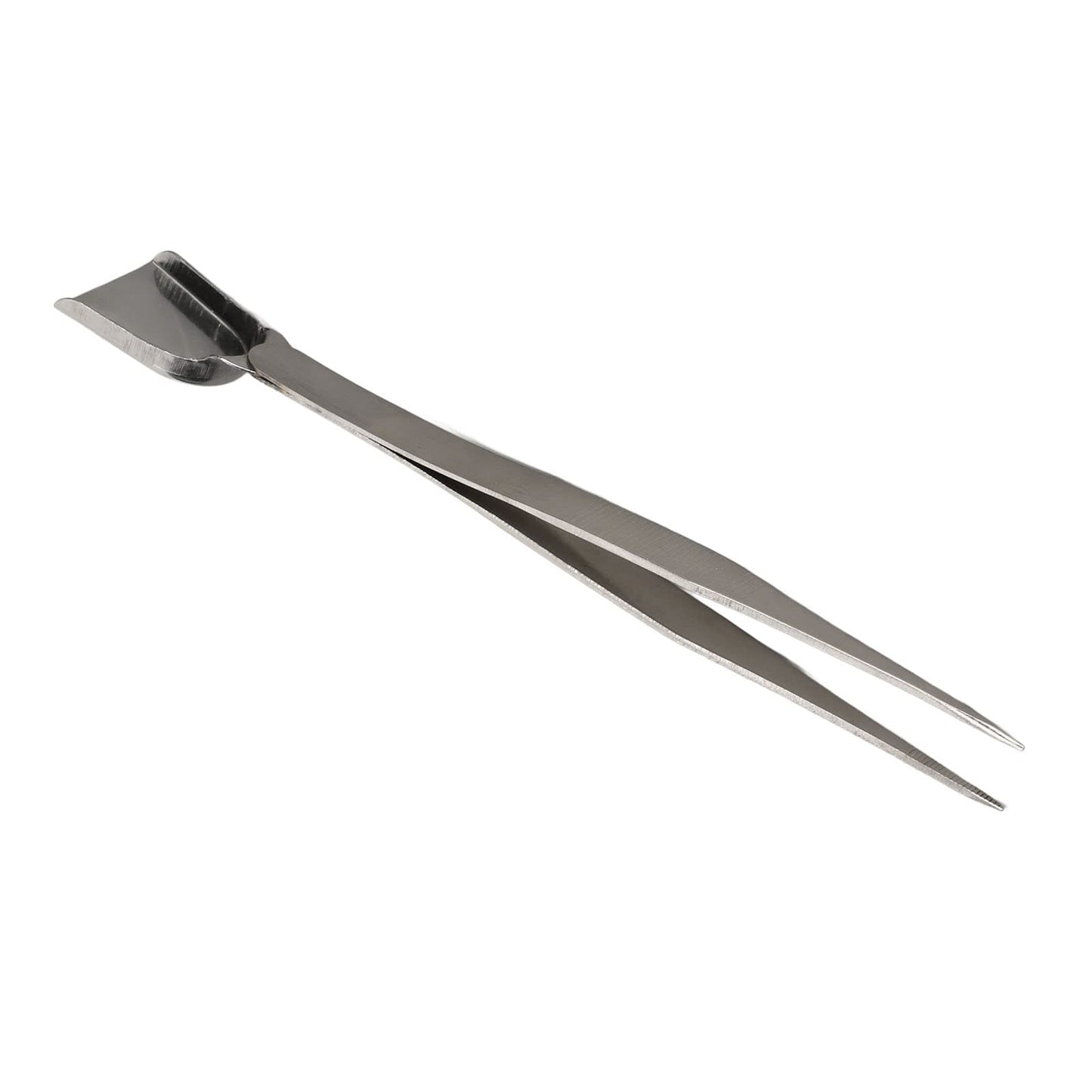 Pwshymi Jewelry Shovel End Tweezer,Bead Scoop Pickup Tool Jewelry Tweezers Long Handle Portable Handy Scoop Tweezer Prevent Slip for Stones Scoop Away Beauty and Personal Care Pwshymi