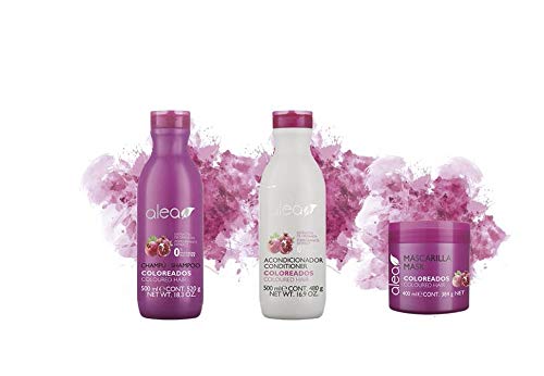 Alea Coloured Hair with Pomegranate Extract Shampoo + conditioner + Mask "Set" Beauty & Personal Care Alea Cosmetics