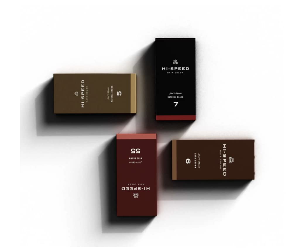 1 Minute_Hi Speed Squid Ink Hair Color #5 Natural Brown Beauty & Personal Care 1 Minute_Hi Speed Hair Color