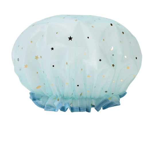 AKOAK 1 Pack Shower Cap, Durable Breathable Adult Shower Cap, Waterproof/Reusable Shower Hair Cap, Bathroom Accessories for Women and Girls Beauty and Personal Care AKOAK