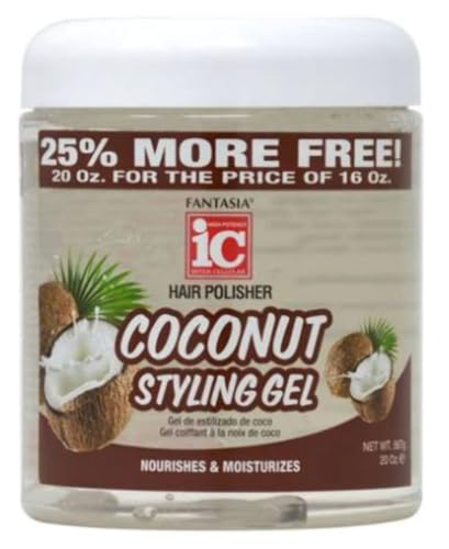 Fantasia Ic Coconut Styling Gel Nourish and Moisturize, 20 Ounce Beauty & Personal Care Fantasia