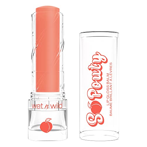 wet n wild Perfect Pout So Pouty Shine Tinted Lip Balm Peach Flavored, Hyaluronic Acid, Vegan Collagen, Moisturizing For Dry Lip Care, Pink Beauty & Personal Care wet n wild