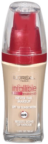 L'oreal Infallible Advanced Never Fail Makeup, Nude Beige, 1-Fluid Ounce Beauty & Personal Care L'Oreal Paris