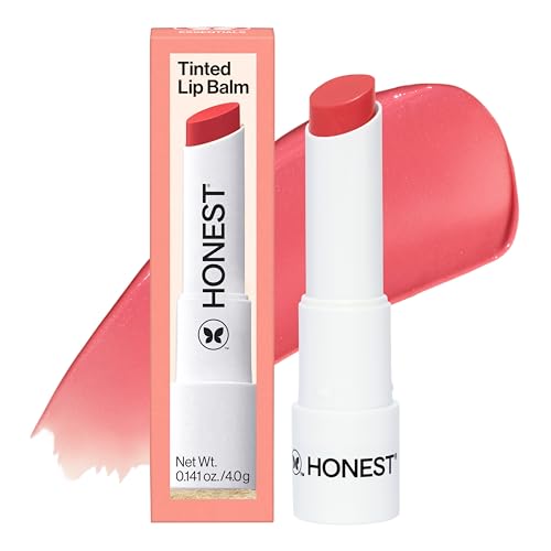 Honest Beauty Moisturizing Vegan Tinted Lip Balm, Antioxidant-Rich Acai Extracts, Avocado Oil, Paraben and Cruelty-Free, Fruit Punch Beauty and Personal Care Honest Beauty