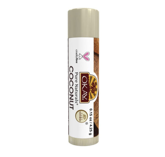 Okay lip balm tube, coconut, Gray, 0.15 Ounce Beauty and Personal Care OKAY