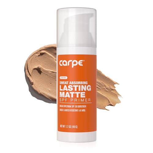Carpe Primer Face Makeup Base New Zinc Mineral Sunscreen SPF 30, Lasting Matte Primer For Oily Skin And Tinted Sunscreen Beauty & Personal Care Carpe