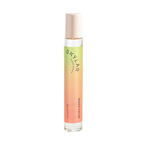 Skylar Peach Fields Travel Spray for Women - Mini Sweet Peach, Sandalwood, Vanilla Perfume - Hypoallergenic, Vegan, Clean Fragrance for Sensitive Skin Beauty & Personal Care Skylar