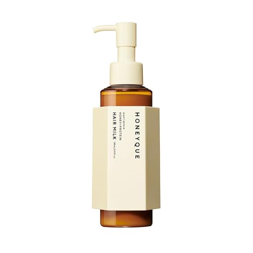 HONEYQUE Night Repair Honey + Protein 2-Way Hair Milk 150mL/5.07 fl. oz | Overnight Leave-In Treatment for Damaged, Frizzy Hair | Manuka Honey Beauty & Personal Care HONEYQUE