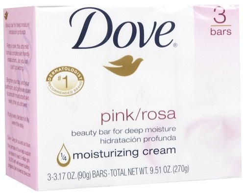 Dove Moisturizing Beauty Bar-Pink-3 Pack Beauty & Personal Care Dove