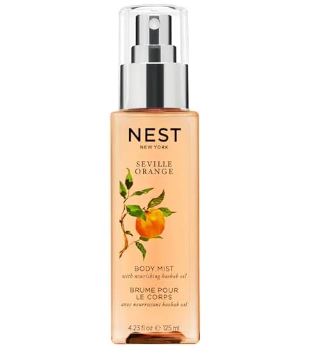 NEST New York Seville Orange Perfume Oil Body Mist, 4.2 Fl Oz (Pack of 1), Clear Beauty & Personal Care NEST New York