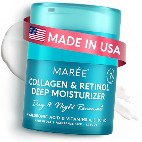 MAREE Face Moisturizer Retinol Cream for Face - Daily Wrinkle Cream for Women - Anti-Aging Face Cream - Facial Moisturizer with Collagen - Crema Beauty and Personal Care MAREE Default Title
