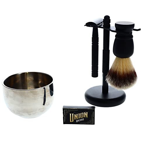 Union Razon MBGS1 Mens Shaving Kit 5-Piece Gift Set With Razor Essentials and Replacement Blades Beauty and Personal Care Union Razors