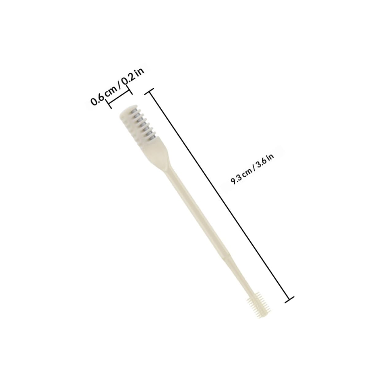 TIDTALEO Manual Nose Hair Trimmer 12pcs Set, Dual-Head Portable Nasal Hair Cutter for Men and Women, Beige, Travel-Friendly Personal Grooming Tool Beauty and Personal Care TIDTALEO