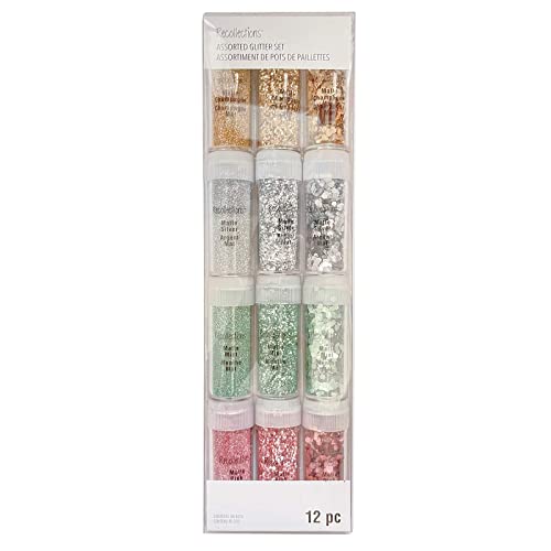 Recollections Matte Metallic Glitter Pack, 6 Packs: 12 ct. (72 Total) Beauty & Personal Care Recollections