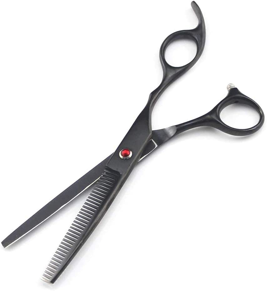 4Pcs Set Pet Grooming Professional Salon Hairdressing Scissors,Hairdo Scissors Tool Kit comb for haircut hair styling,Black Beauty and Personal Care RomildaYuan