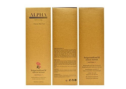 Bulgarian Rose Oil Serum organic Hair Care By Alpha New York 100 ml. / 3.38 fl.oz. Beauty & Personal Care ALPHA NEW YORK