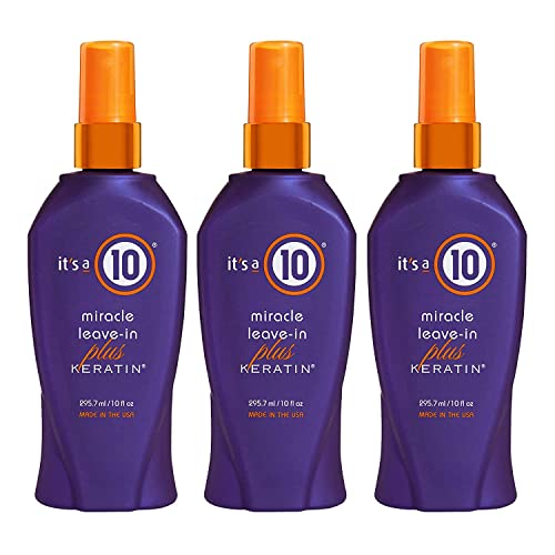 It's a 10 Haircare Miracle Leave-In Conditioner Spray w/Keratin - 10 oz. - 3ct Beauty & Personal Care It's a 10 Haircare