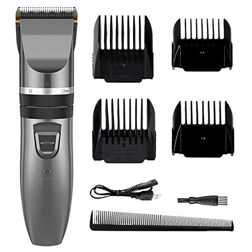 ZUIAI Electric Hair Trimmer Men Clipper Adult Rechargeable Ceramic Cutting Hair Cutter Length Adjusted(E) Beauty and Personal Care ZUIAI