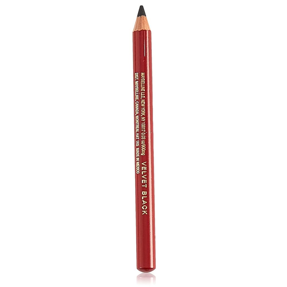 Maybelline Expert Eyes Twin Brow And Eye Pencils, Velvet Black [101], 2 ea (Pack of 3)