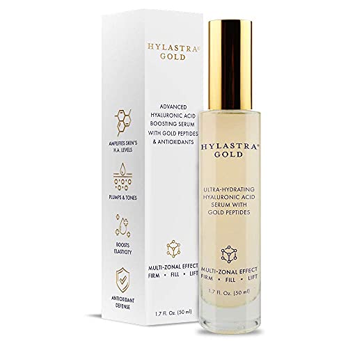 Purity Products Hylastra Gold - Hyaluronic Acid Serum with Gold Peptides and Vitamin A, E, & CoQ10-1.7 oz Beauty & Personal Care Purity Products