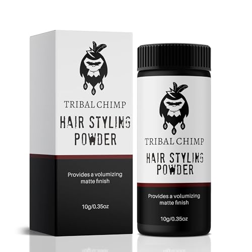 Tribal Chimp Hair Styling Powder for Men & Women - Hair Volumizer & Texture Powder for All Hair Types with Matte Finish - 24H Invisible Hold, Adds Beauty & Personal Care Tribal Chimp