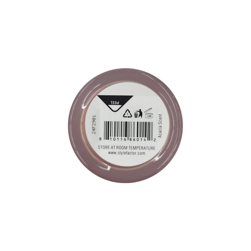 Style Factor EDGEBOOSTER Strong Hold Water-Based Pomade 0.85 Oz Mini Travel Size (0.85 Fl Oz (Pack of 1), Acacia) Beauty & Personal Care Style Factor