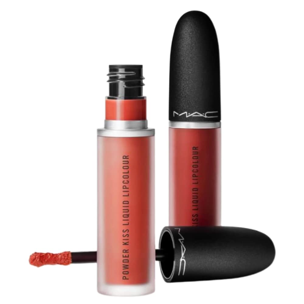 MAC Kiss It Twice Powder Kiss Liquid Duo: Orange Beauty & Personal Care MAC