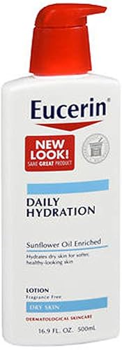 Eucerin Daily Hydration Lotion, Fragrance Free 16.9 oz (Pack of 5) Beauty & Personal Care Eucerin