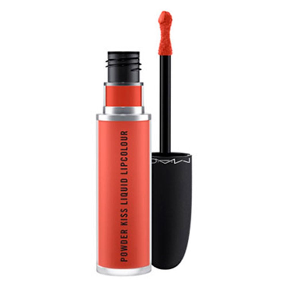 MAC M.A.C Powder Kiss Liquid Lipcolour - 998 Sorry Not Sorry (Dirty pumpkin orange) Beauty & Personal Care MAC