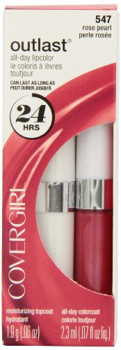 COVERGIRL Outlast All Day Two-Step Lipcolor Rose Pearl 547, 0.13 Oz Beauty & Personal Care COVERGIRL