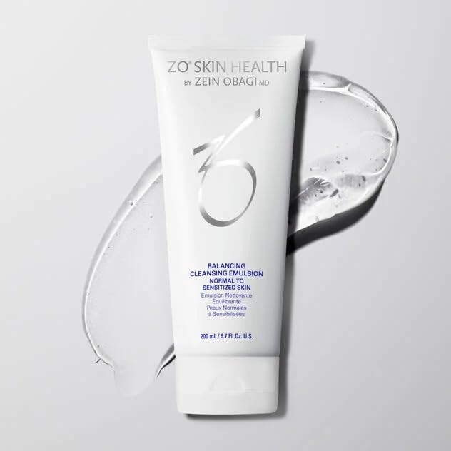 ZO SKIN HEALTH Balancing Cleansing Emulsion Normal to Sensitized Skin 200 ml | 6.7 Fl Oz
