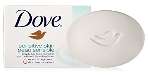(18 Pack) Dove Sensitive Skin Unscented beauty bar 4oz each Beauty & Personal Care Dove