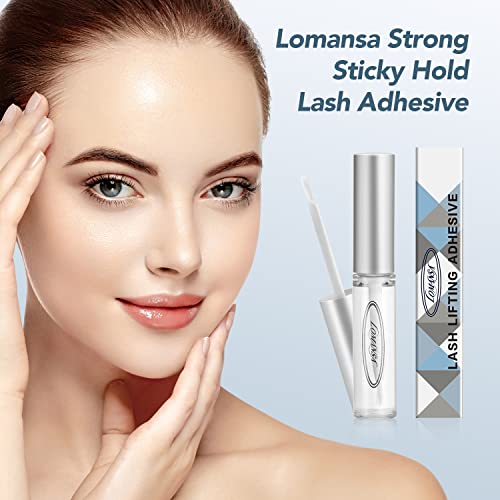 Lomansa Lash Lift Glue Adhesive 5pcs, Eyelash Perming Rod Fix Glue for Eyelash Curl(5 PCS) Beauty & Personal Care Lomansa