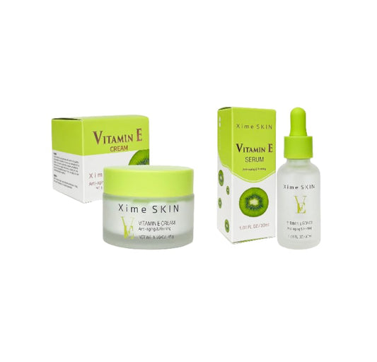 xime skin Vitamin E Face Cream & Vitamin E Face Serum (Duo Pack), 0.8 Ounce (Pack of 2) Beauty & Personal Care xime skin