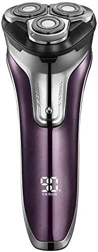 aiqiua Electric Razor, Rechargeable Electric Shaver Waterproof Wet & Dry Rotary Shavers for Men Electric Shaving Razors with Pop-up Trimmer, Beauty and Personal Care aiqiua
