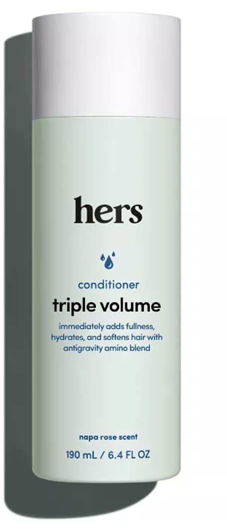 Hers Thickening Hair Shampoo 6.4 Fl Oz and Conditioner 6.4 Fl Oz Set. Helps Hair Look & Feel Thicker. Vegan, Paraben, Sulfate, Cruelty Free Beauty & Personal Care HER